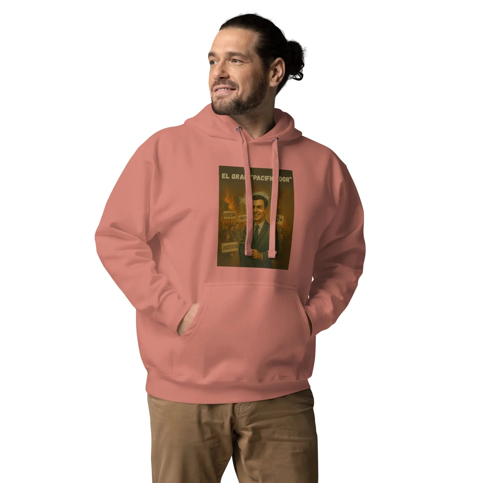 Comprar Sudadera con capucha unisex La Flamenca de Borgoña, Bandera de España, Cruz de Borgoña, Patricia Muñoz, VOX