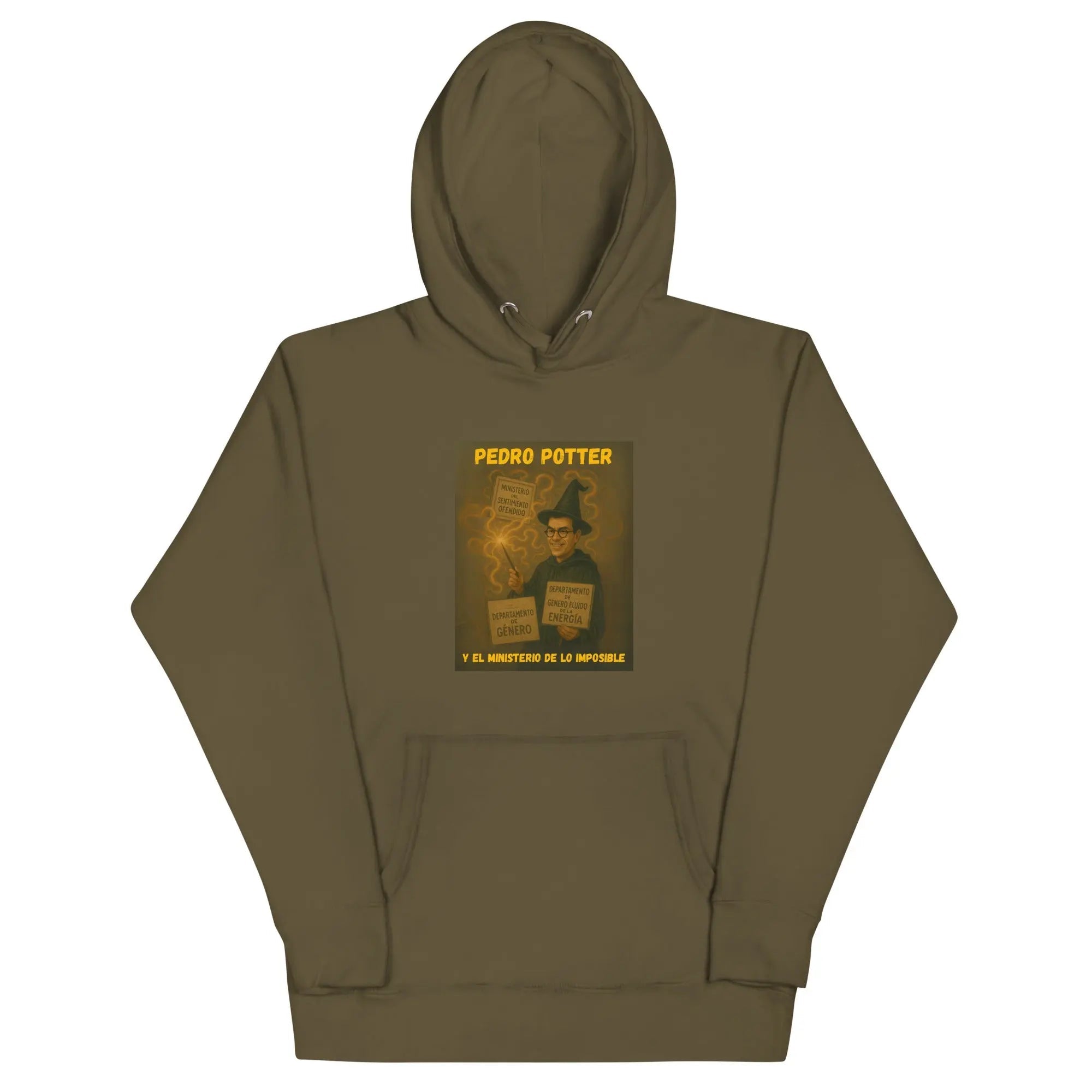 Comprar Sudadera "Pedro Potter y el Ministerio de lo imposible" Bandera España La Flamenca de Borgoña Patricia Muñoz VOX