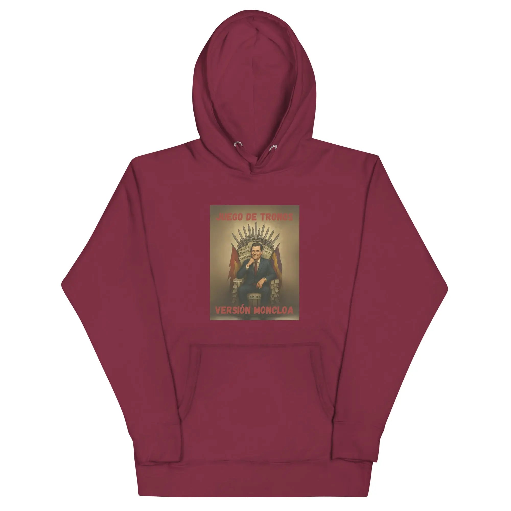 Comprar Sudadera "Juego de Tronos: Versión Moncloa" Bandera España La Flamenca de Borgoña Patricia Muñoz VOX