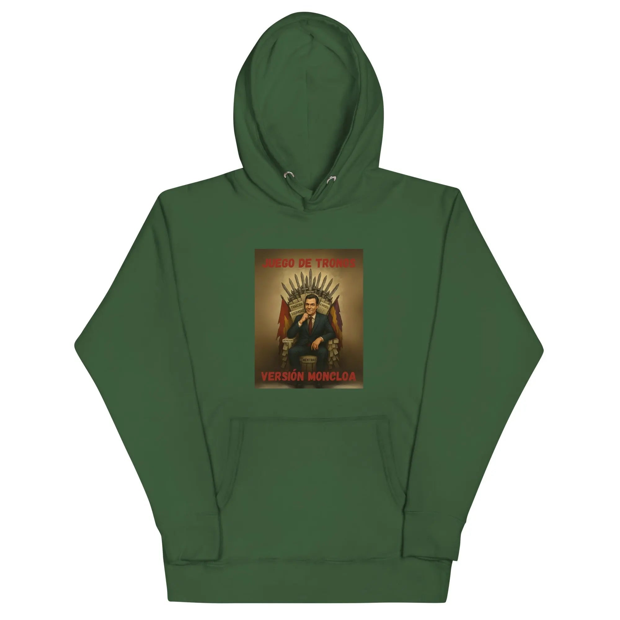 Comprar Sudadera "Juego de Tronos: Versión Moncloa" Bandera España La Flamenca de Borgoña Patricia Muñoz VOX