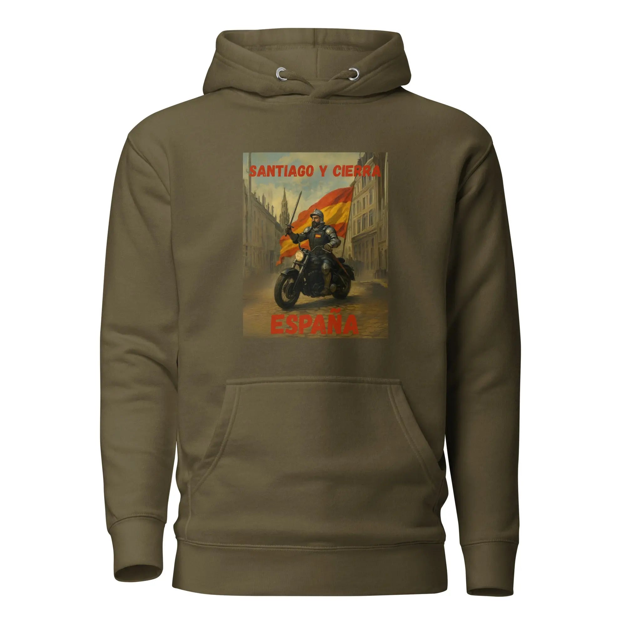 Comprar Sudadera "Santiago y cierra España" Bandera España La Flamenca de Borgoña Patricia Muñoz VOX