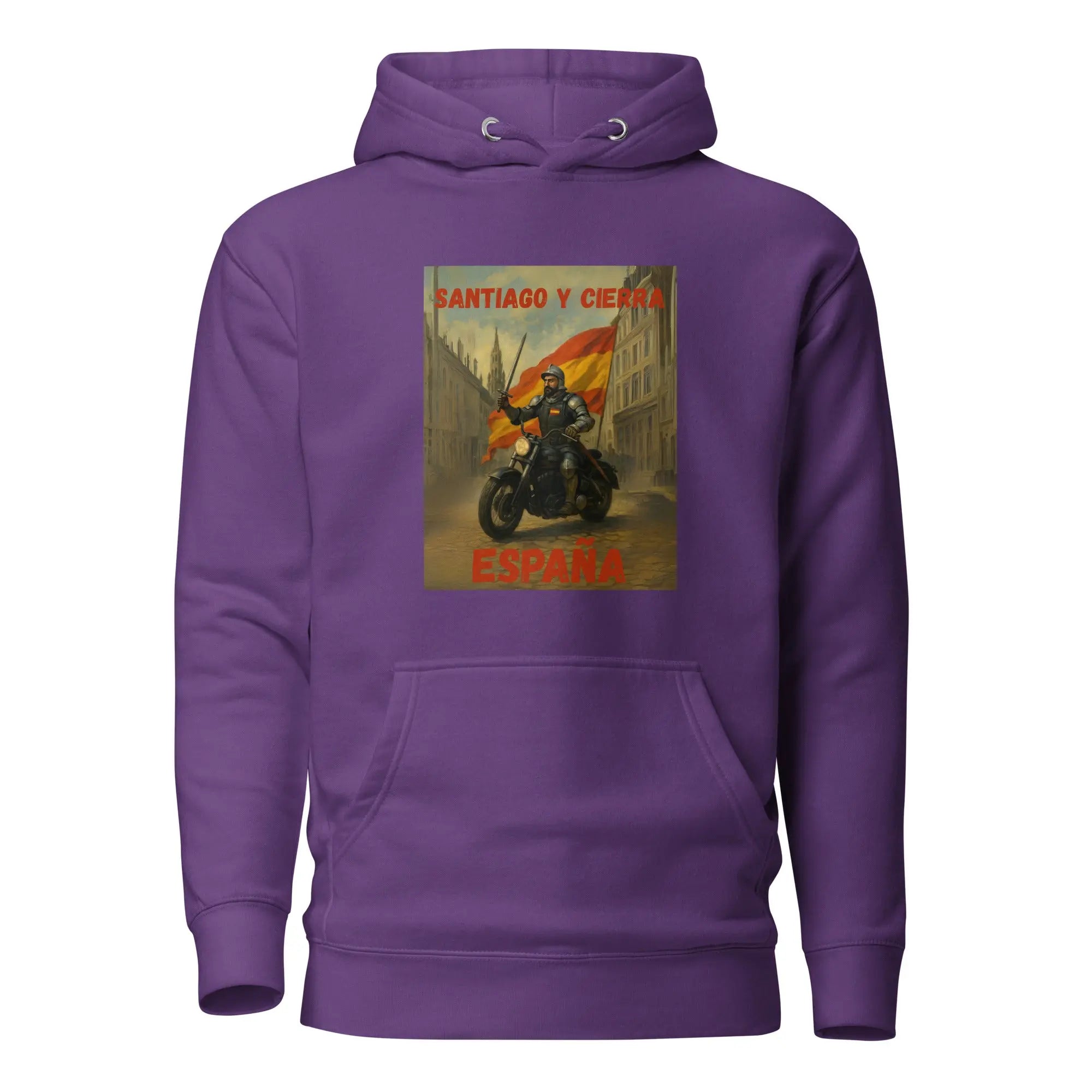 Comprar Sudadera "Santiago y cierra España" Bandera España La Flamenca de Borgoña Patricia Muñoz VOX