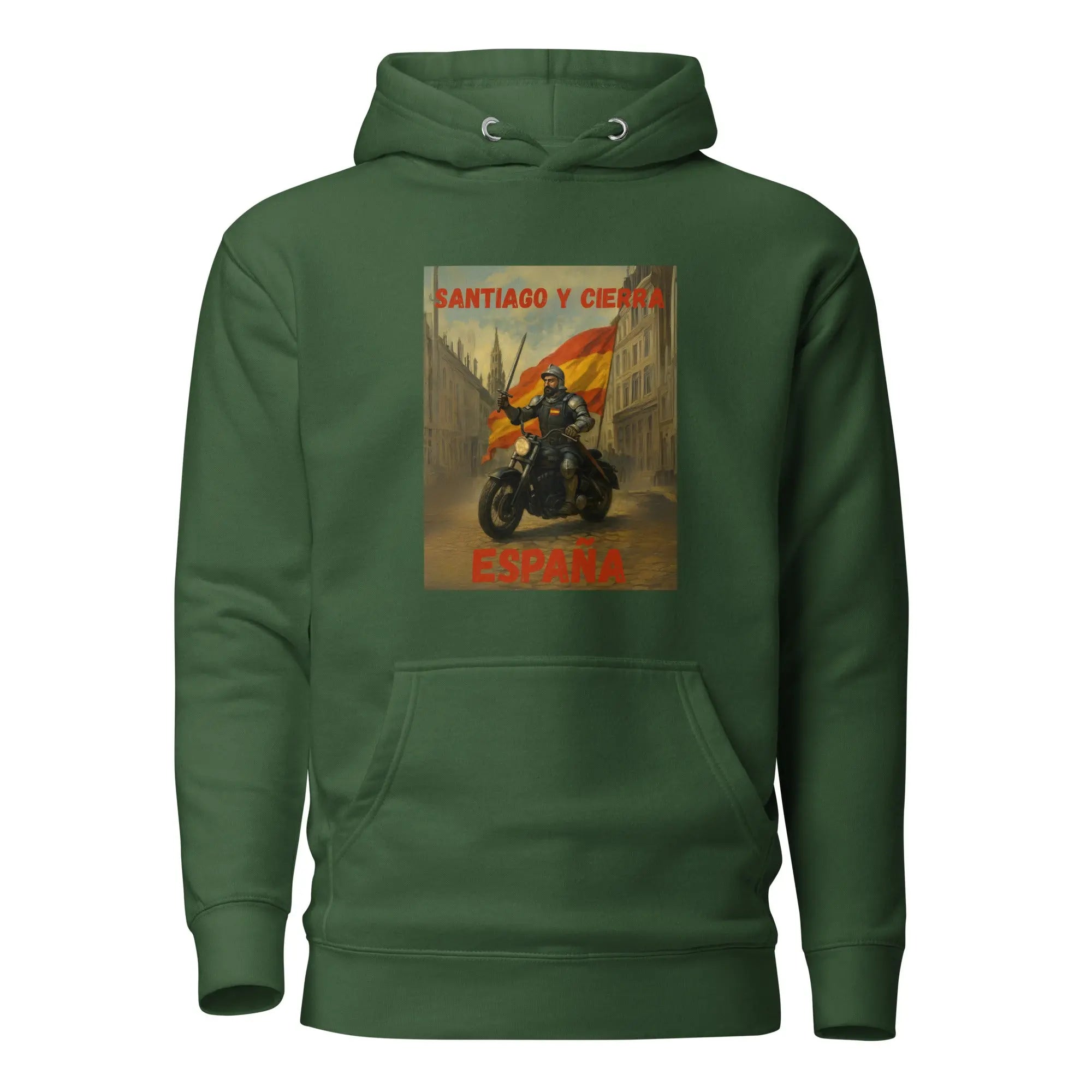 Comprar Sudadera "Santiago y cierra España" Bandera España La Flamenca de Borgoña Patricia Muñoz VOX