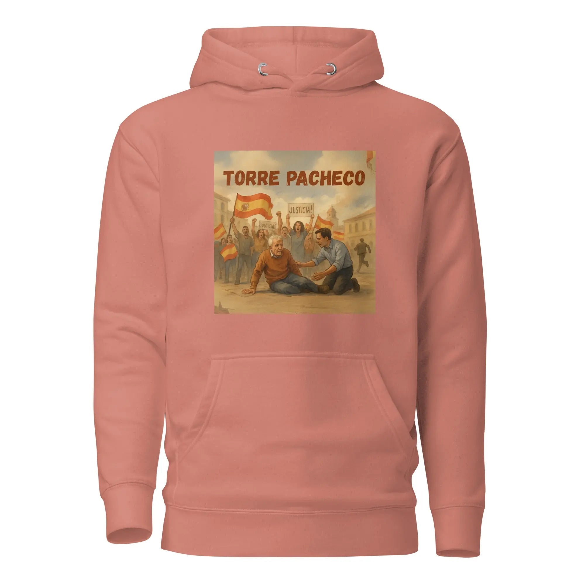 Comprar Sudadera con capucha unisex La Flamenca de Borgoña, Bandera de España, Cruz de Borgoña, Patricia Muñoz, VOX