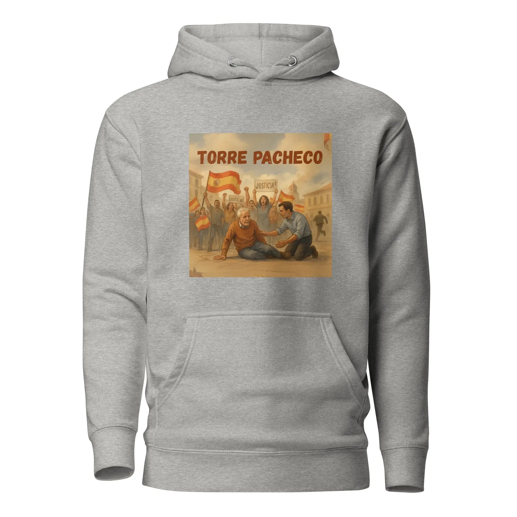 Comprar Sudadera con capucha unisex La Flamenca de Borgoña, Bandera de España, Cruz de Borgoña, Patricia Muñoz, VOX