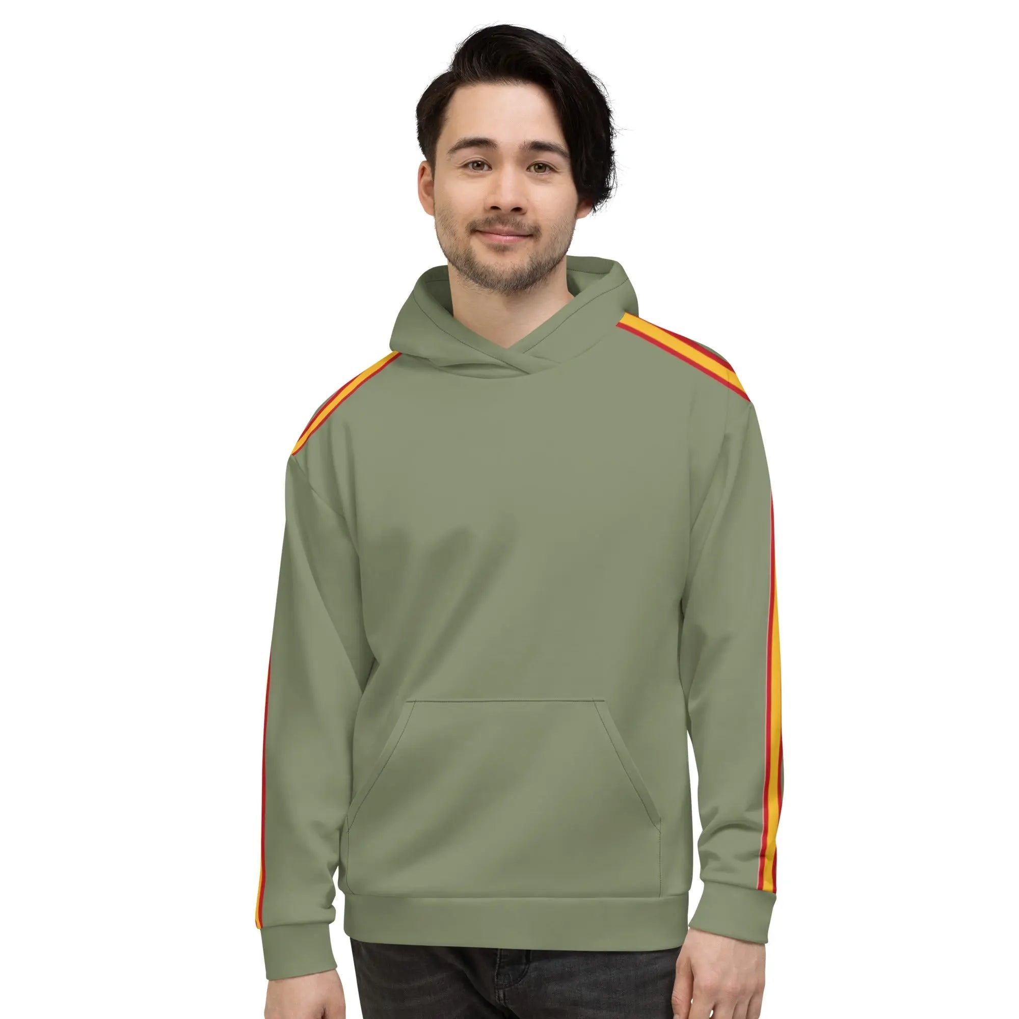 Comprar Sudadera de España verde unisex Bandera España La Flamenca de Borgoña Patricia Muñoz VOX
