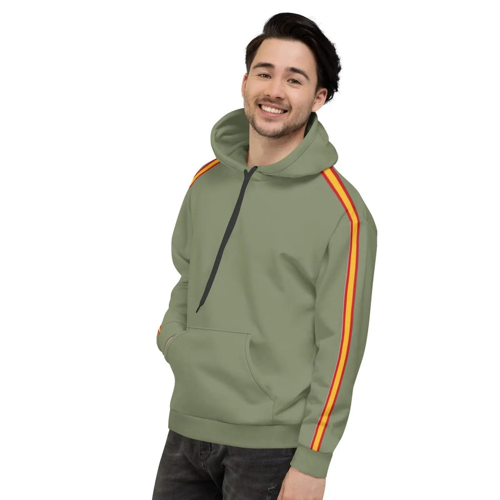Comprar Sudadera de España verde unisex Bandera España La Flamenca de Borgoña Patricia Muñoz VOX