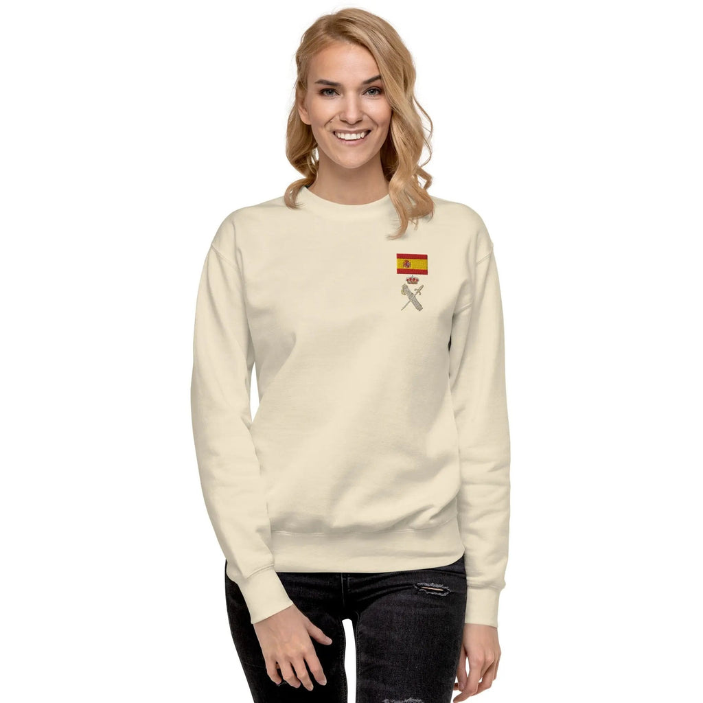 Comprar Sudadera gruesa unisex Guardia Civil La Flamenca de Borgoña Bandera España