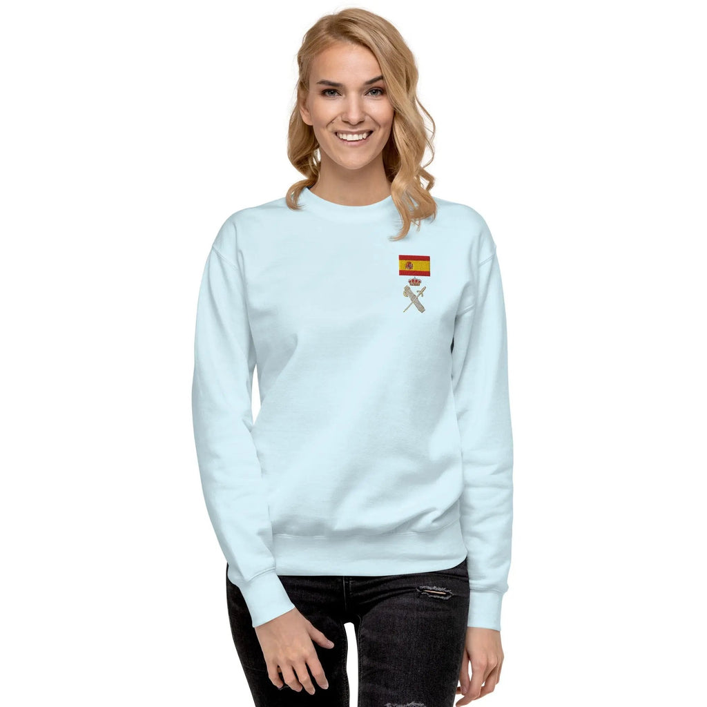 Comprar Sudadera gruesa unisex Guardia Civil La Flamenca de Borgoña Bandera España