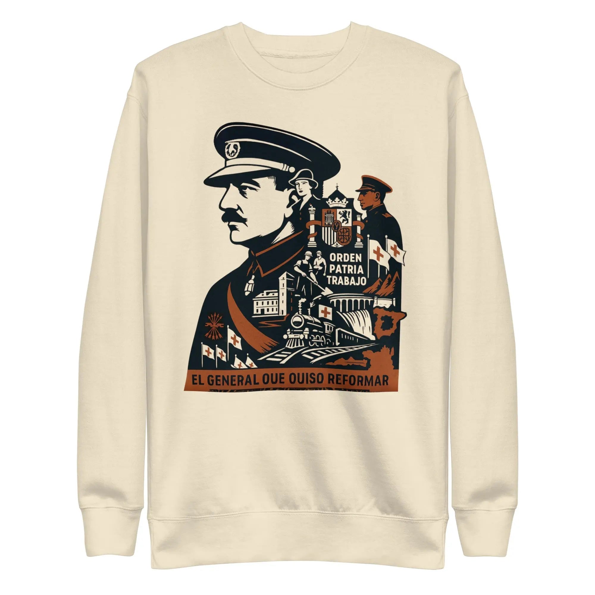 Comprar Sudadera gruesa unisex La Flamenca de Borgoña, Bandera de España, Cruz de Borgoña, Patricia Muñoz, VOX