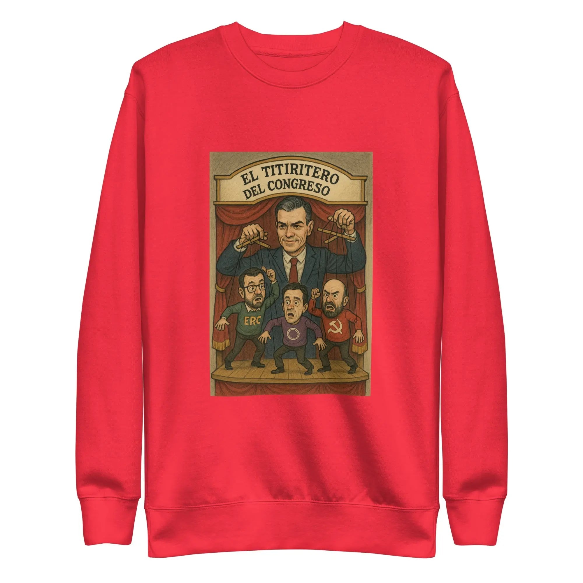 Comprar Sudadera gruesa unisex La Flamenca de Borgoña, Bandera de España, Cruz de Borgoña, Patricia Muñoz, VOX