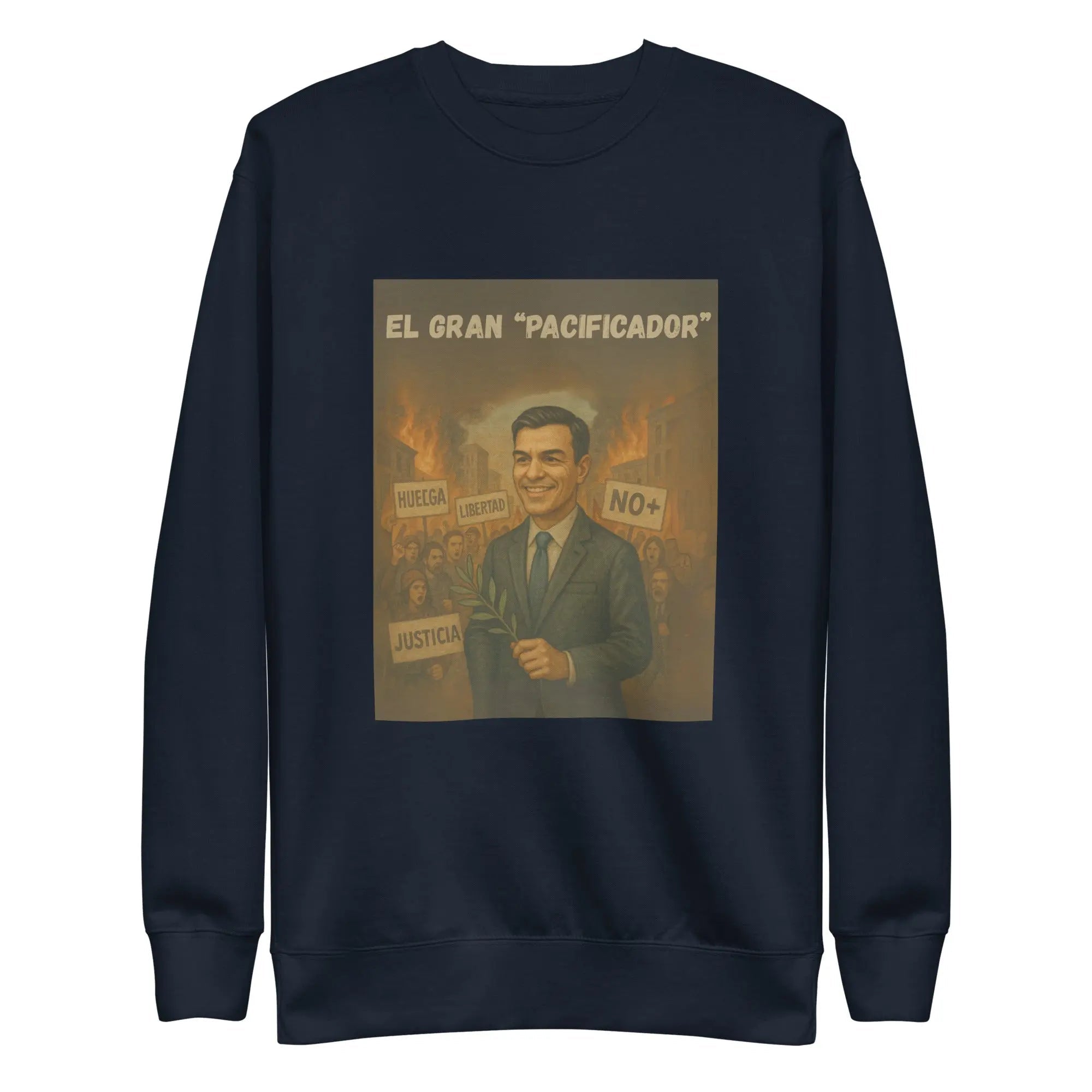 Comprar Sudadera gruesa unisex La Flamenca de Borgoña, Bandera de España, Cruz de Borgoña, Patricia Muñoz, VOX