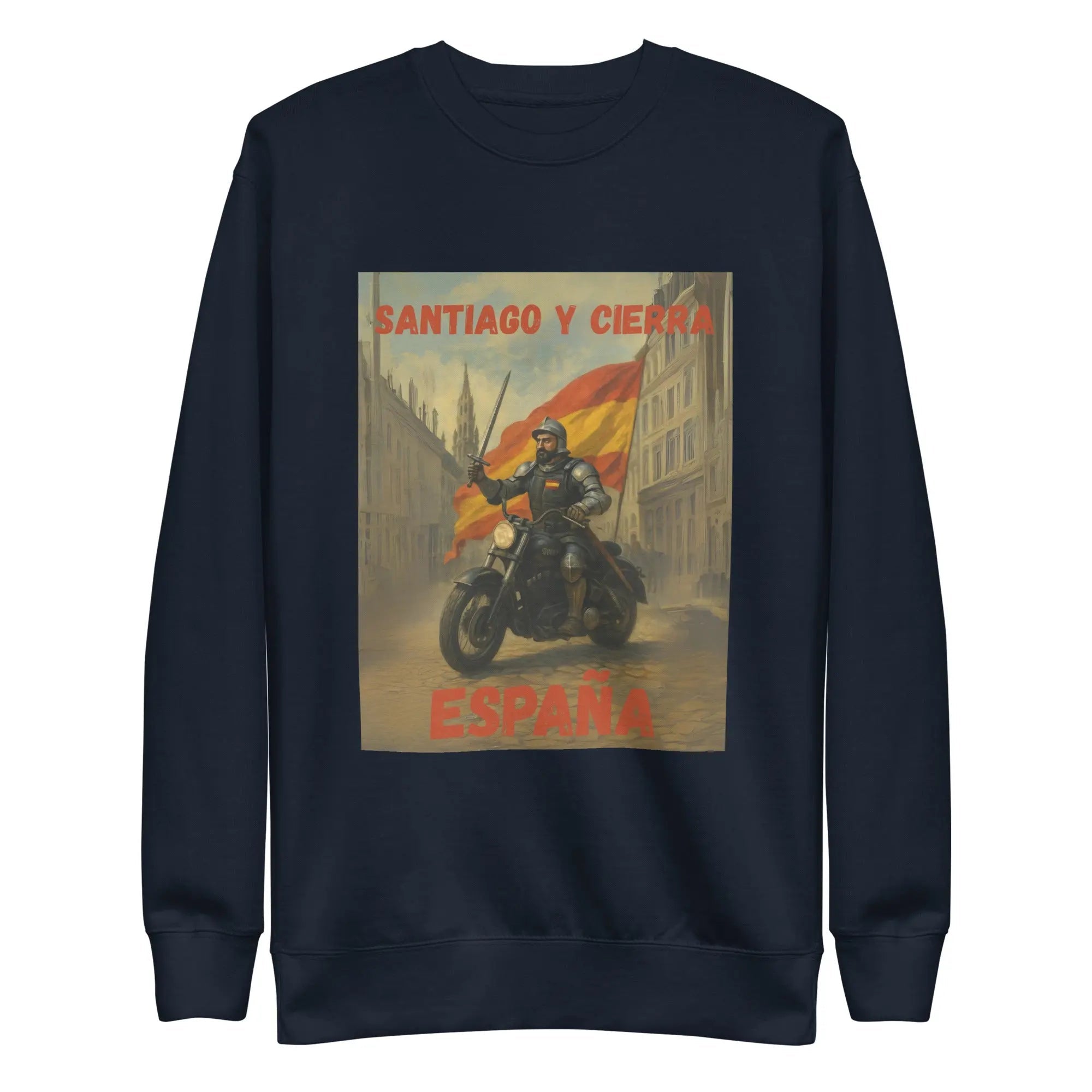 Comprar Sudadera "Santiago y cierra España" Bandera España La Flamenca de Borgoña Patricia Muñoz VOX