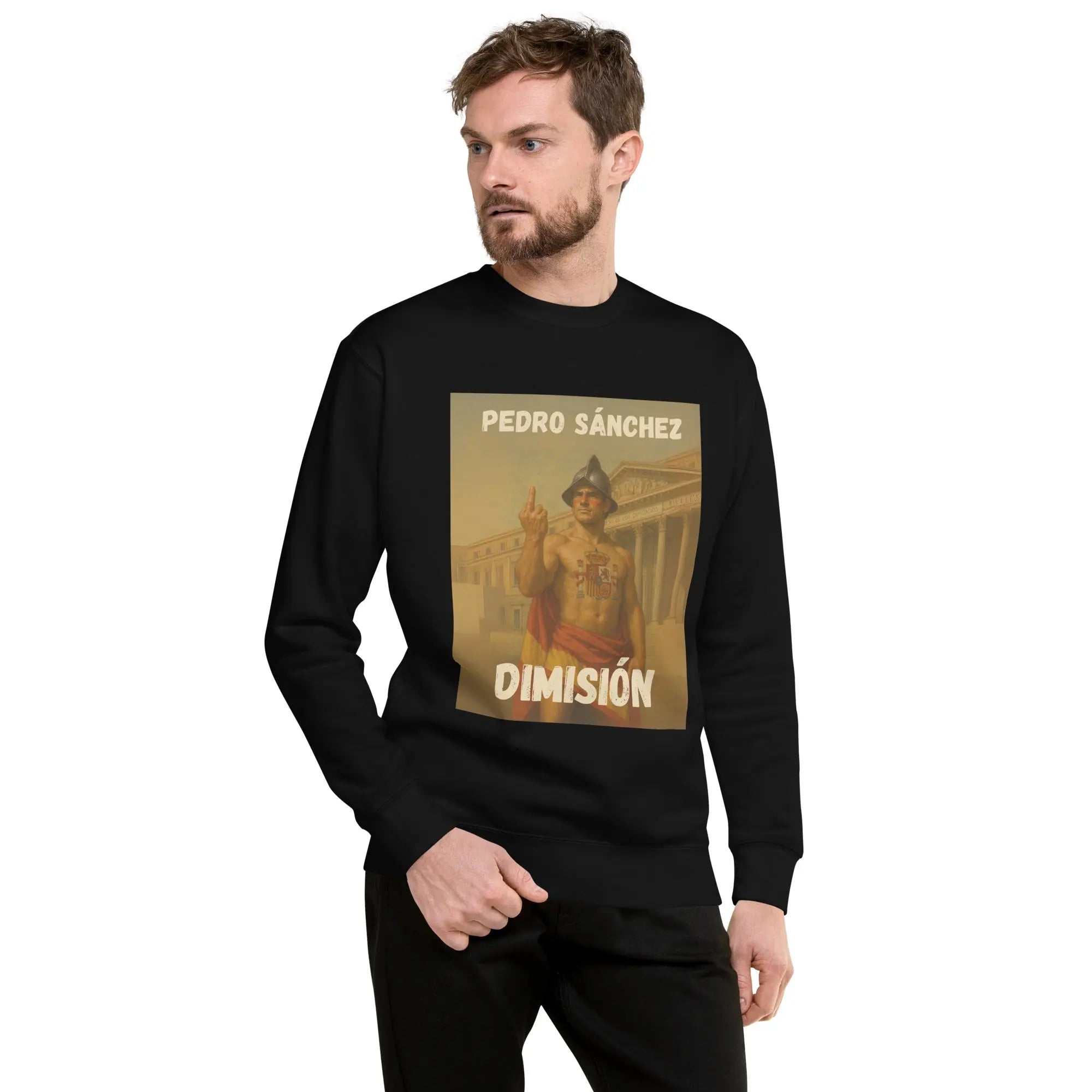 Comprar Sudadera gruesa unisex La Flamenca de Borgoña, Bandera de España, Cruz de Borgoña, Patricia Muñoz, VOX