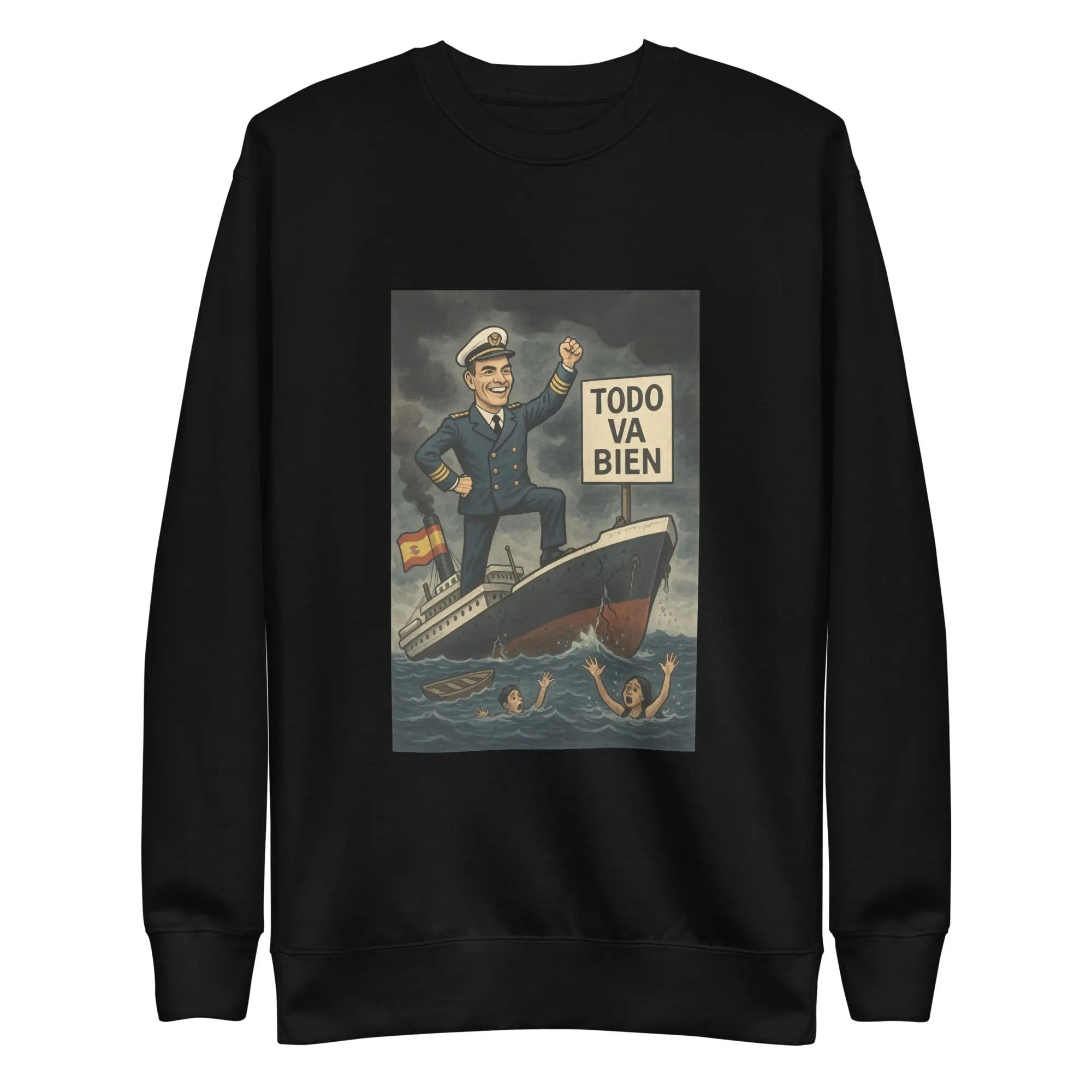 Comprar Sudadera gruesa unisex La Flamenca de Borgoña, Bandera de España, Cruz de Borgoña, Patricia Muñoz, VOX