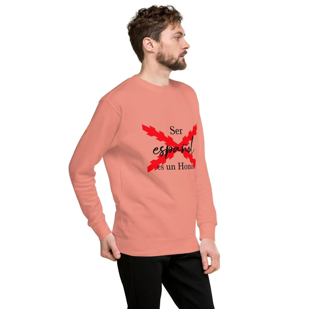 Comprar Sudadera gruesa unisex Ser español es un Honor Bandera España La Flamenca de Borgoña Patricia Muñoz VOX