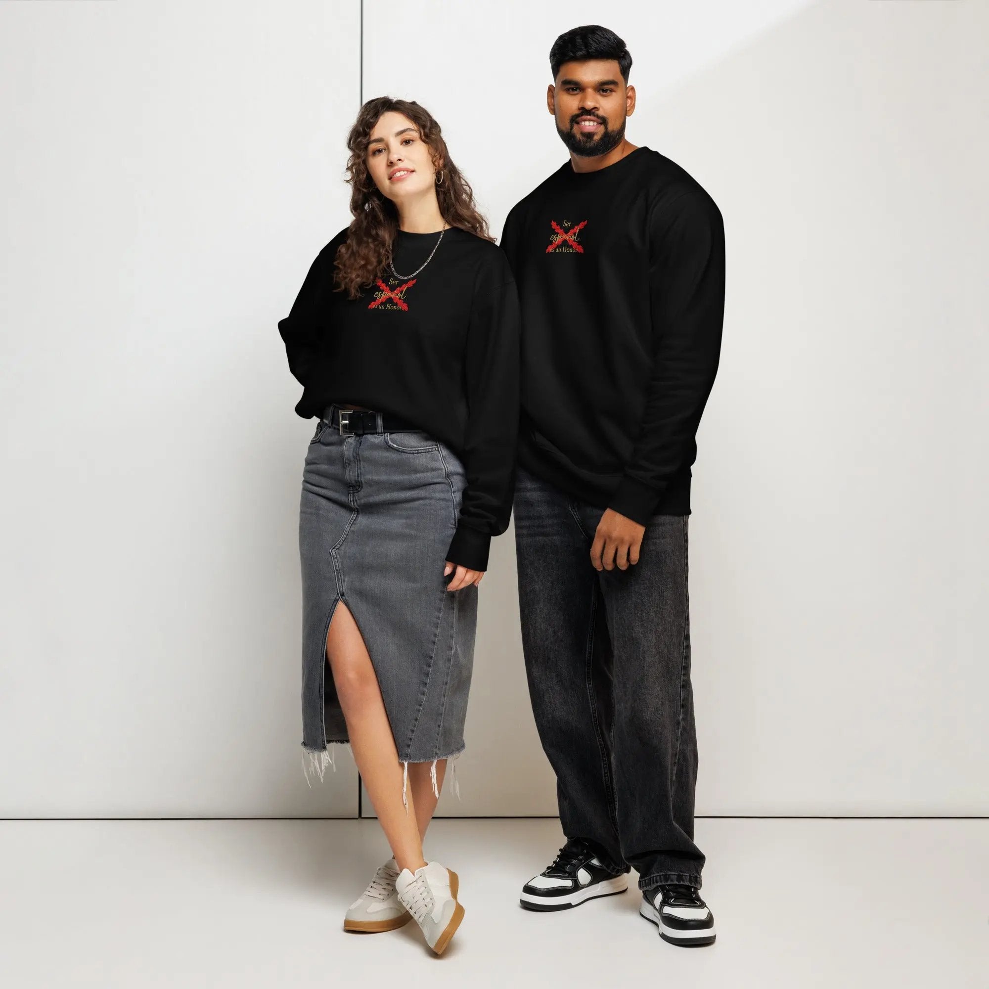 Comprar Sudadera orgánica unisex "Ser español es un Honor" La Flamenca de Borgoña Bandera España