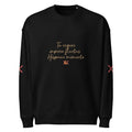 Comprar Sudadera oversize orgánica unisex "Tu regere imperio fluctus Hispane Memento" La Flamenca de Borgoña Bandera España