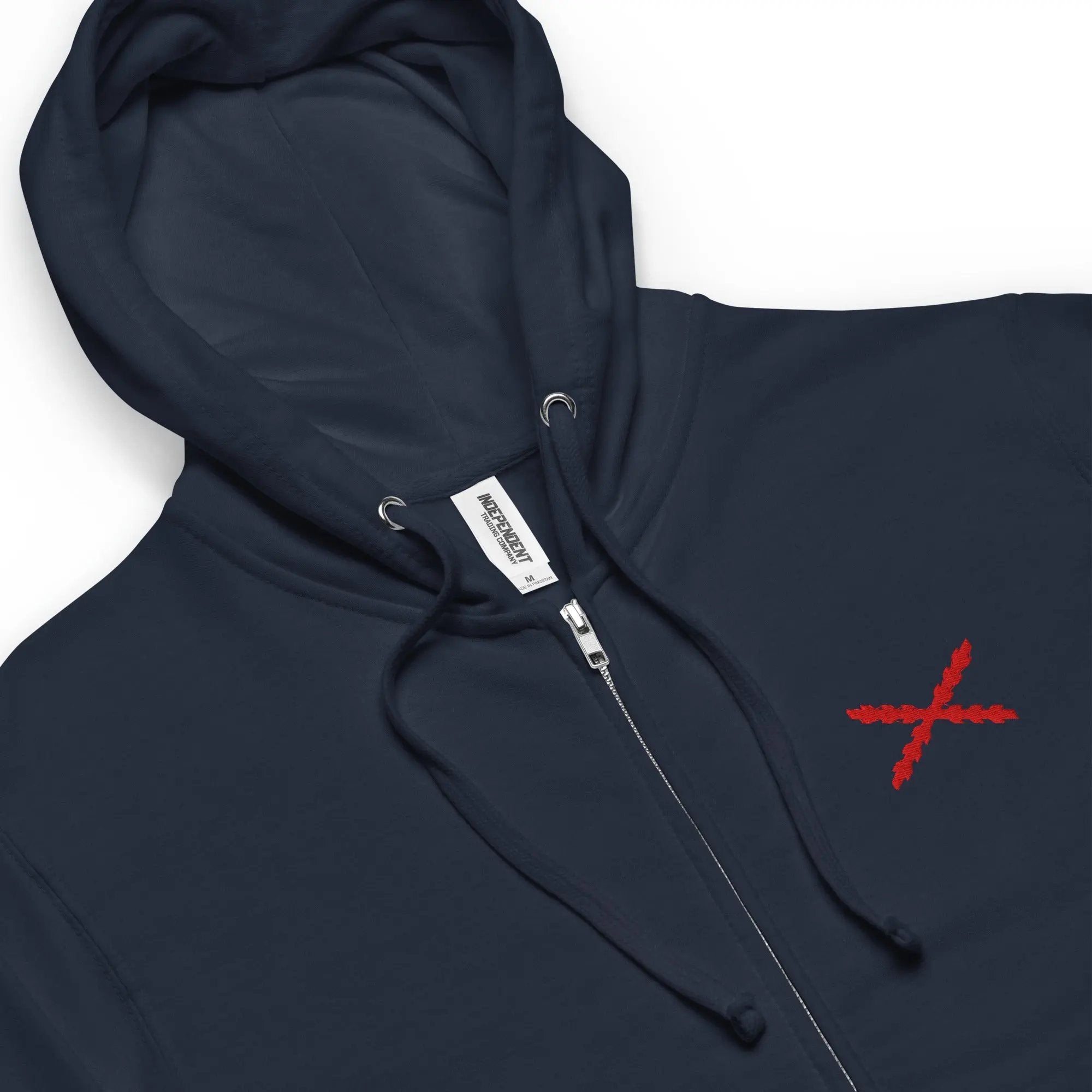 Comprar Sudadera polar con capucha y cremallera unisex Cruz de Borgoña La Flamenca de Borgoña Bandera España