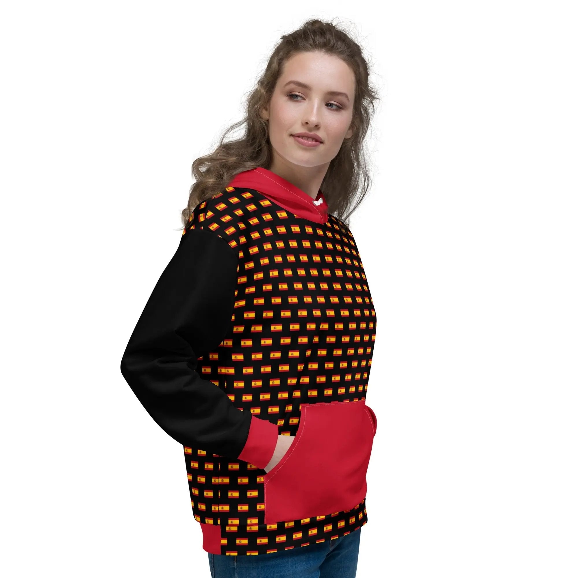 Comprar Sudadera unisex Bandera España La Flamenca de Borgoña Bandera España