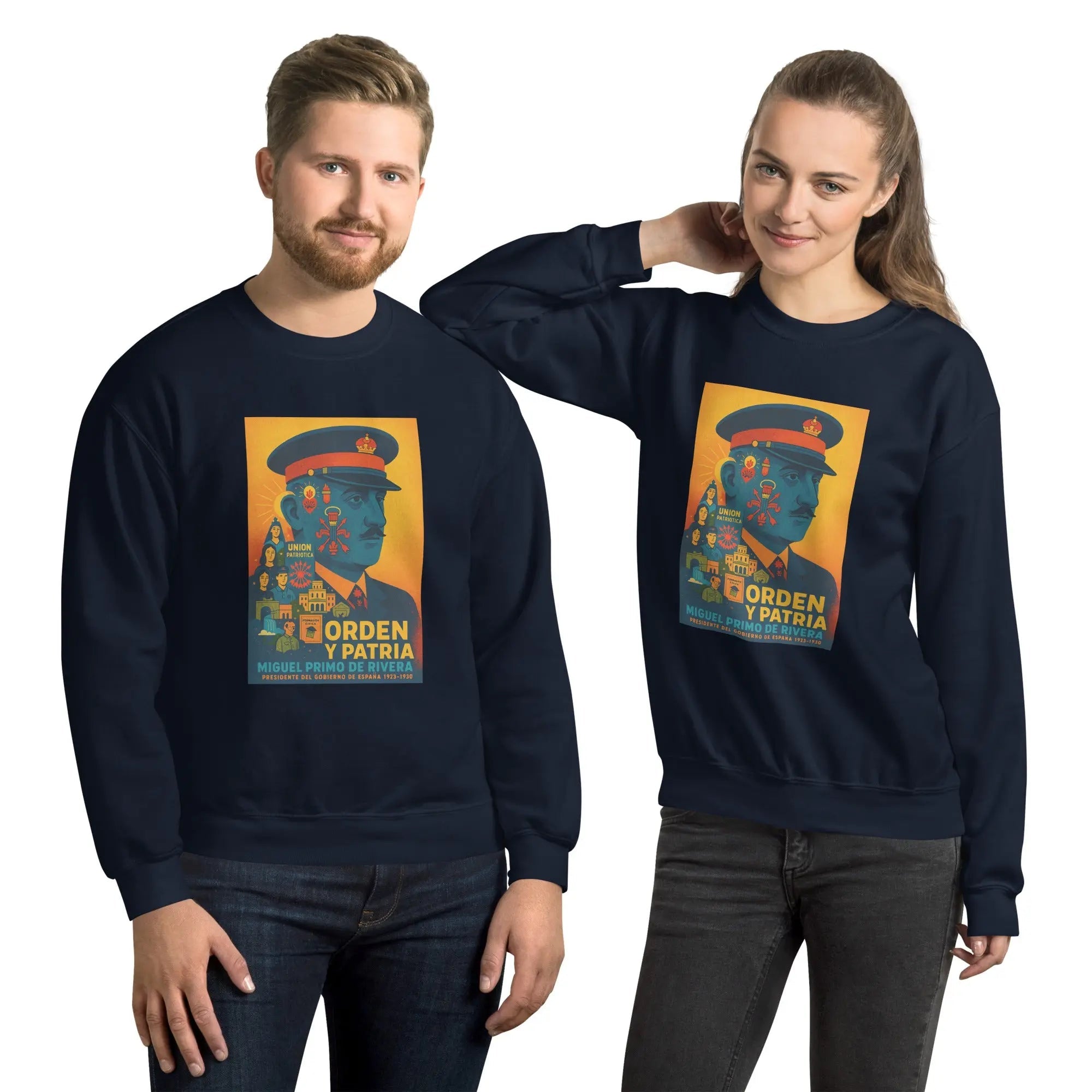 Comprar Sudadera unisex La Flamenca de Borgoña, Bandera de España, Cruz de Borgoña, Patricia Muñoz, VOX