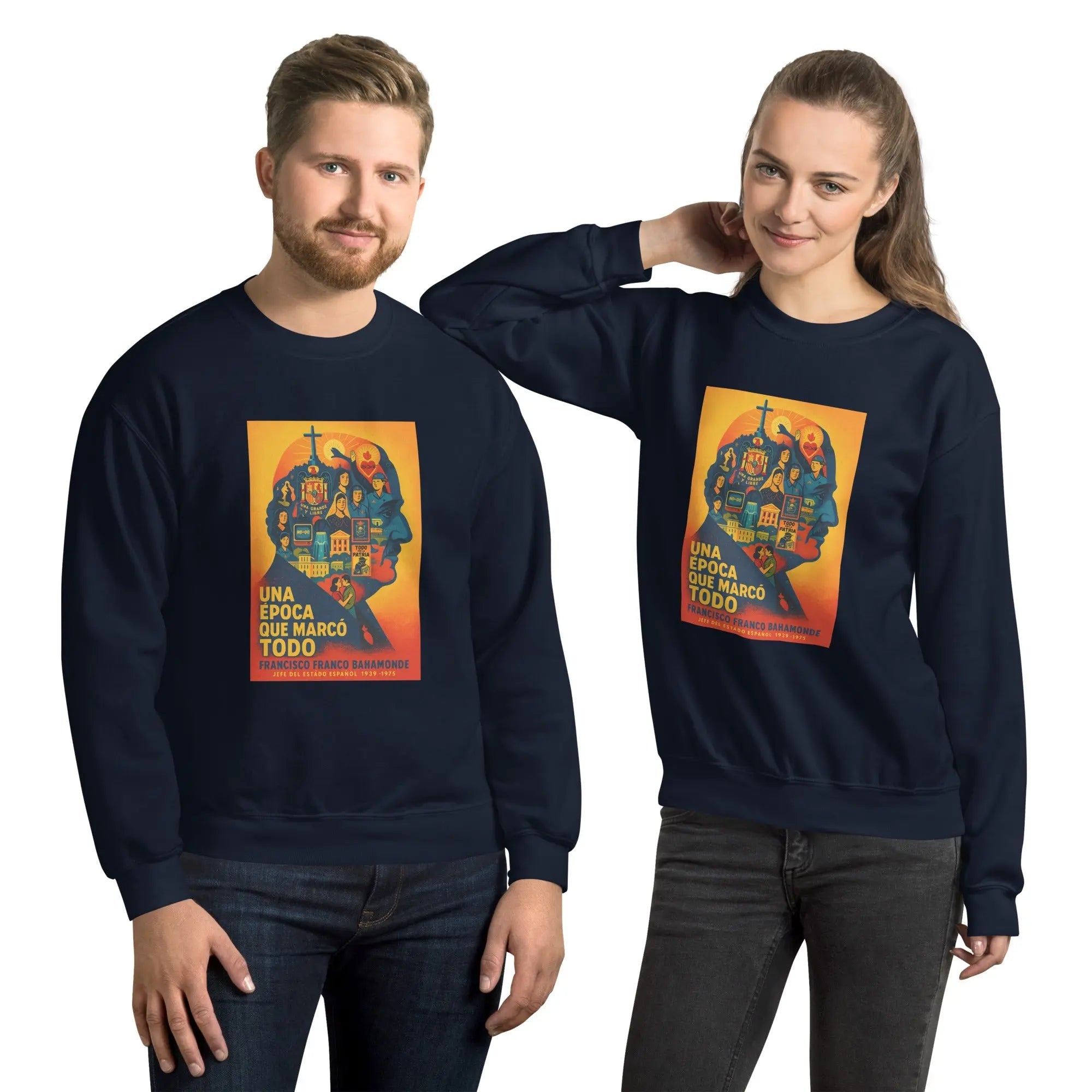 Comprar Sudadera unisex La Flamenca de Borgoña, Bandera de España, Cruz de Borgoña, Patricia Muñoz, VOX