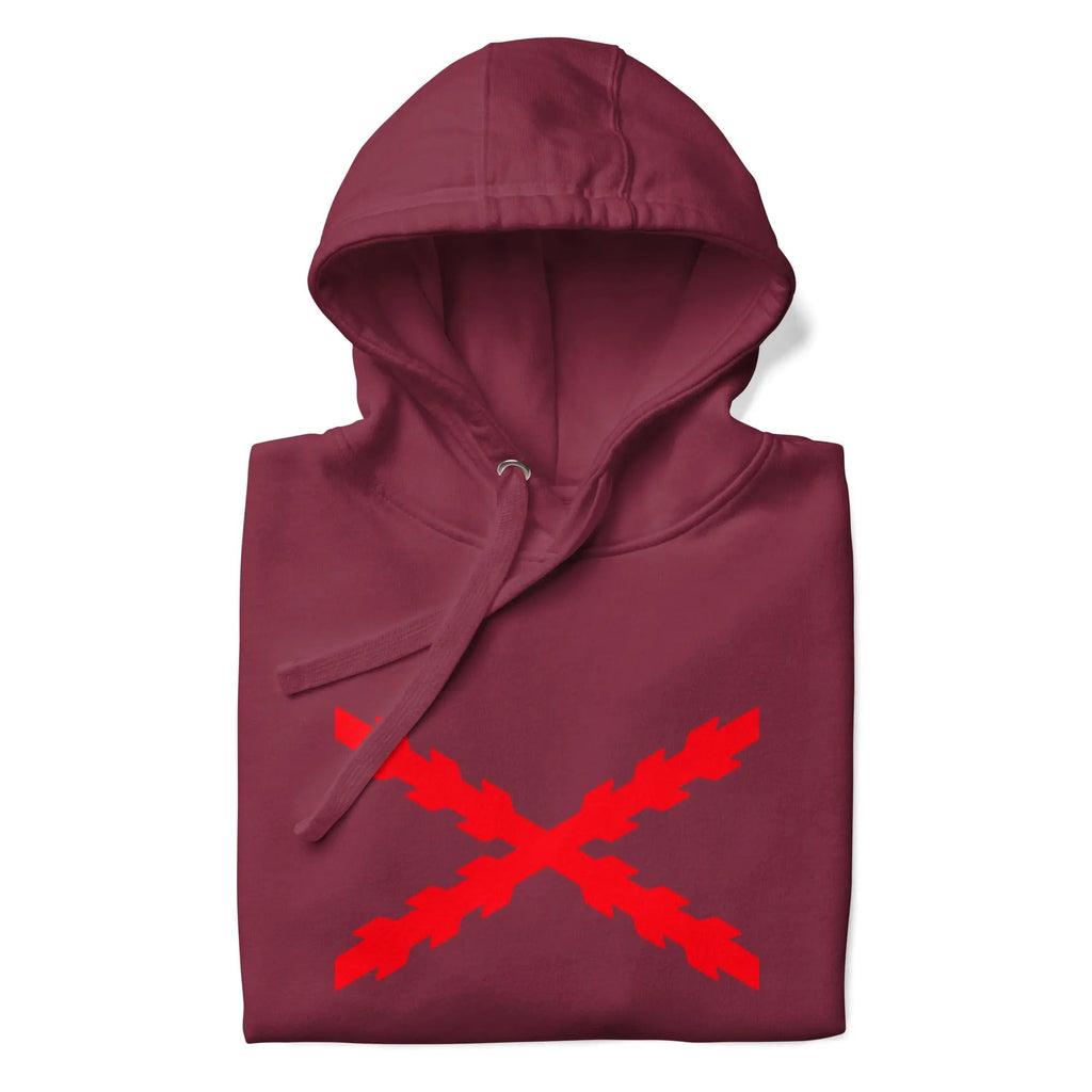 Comprar Sudadera unisex Tu Regere Imperio Fluctus Hispane Memento con capucha Bandera España La Flamenca de Borgoña Patricia Muñoz VOX