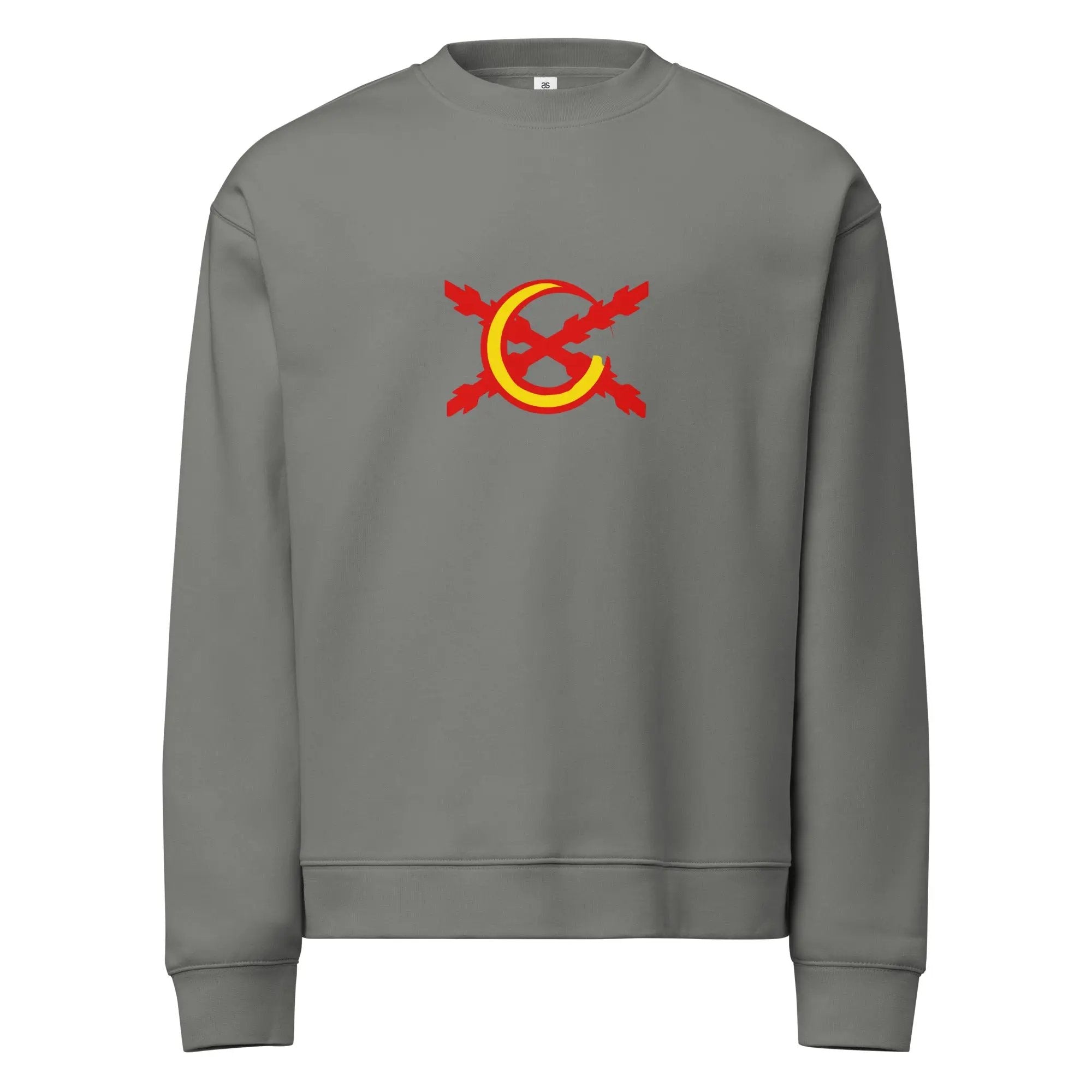 Comprar Sudadera unisex de cuello redondo relax La Flamenca de Borgoña La Flamenca de Borgoña Bandera España
