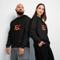 Comprar Sudadera unisex de cuello redondo relax La Flamenca de Borgoña La Flamenca de Borgoña Bandera España