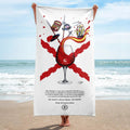 Comprar Toalla Brindis de los Tercios Bandera España La Flamenca de Borgoña Patricia Muñoz VOX