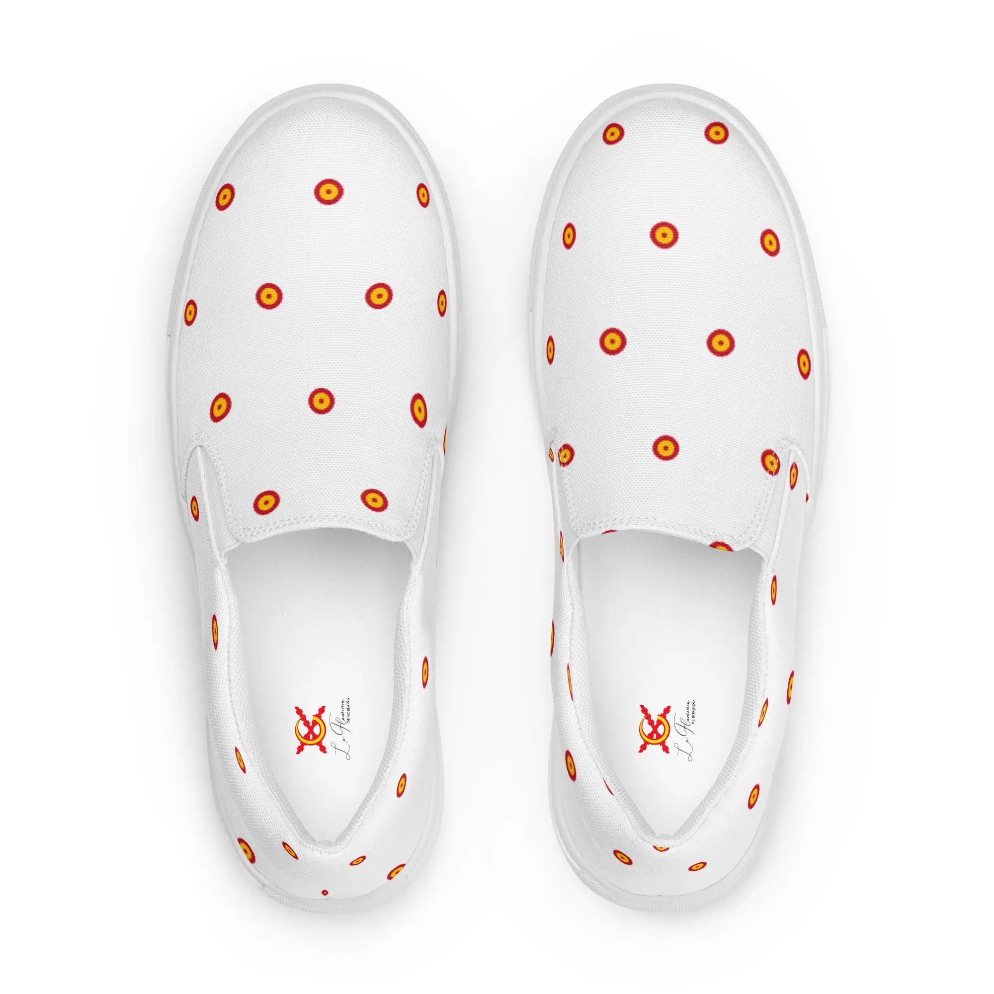 Comprar Zapatillas Escarapela hombre Bandera España La Flamenca de Borgoña Patricia Muñoz VOX