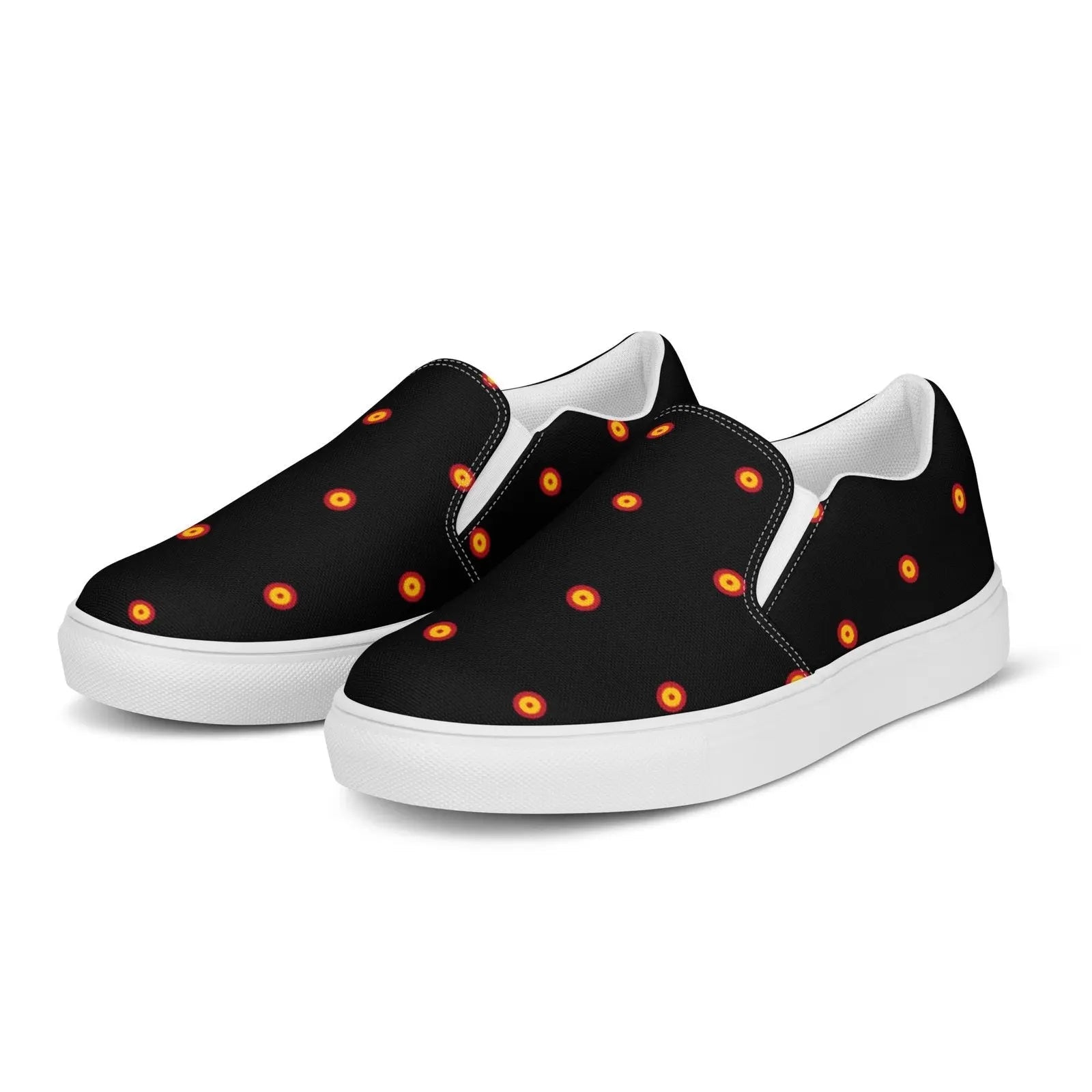 Comprar Zapatillas Escarapela hombre negra Bandera España La Flamenca de Borgoña Patricia Muñoz VOX