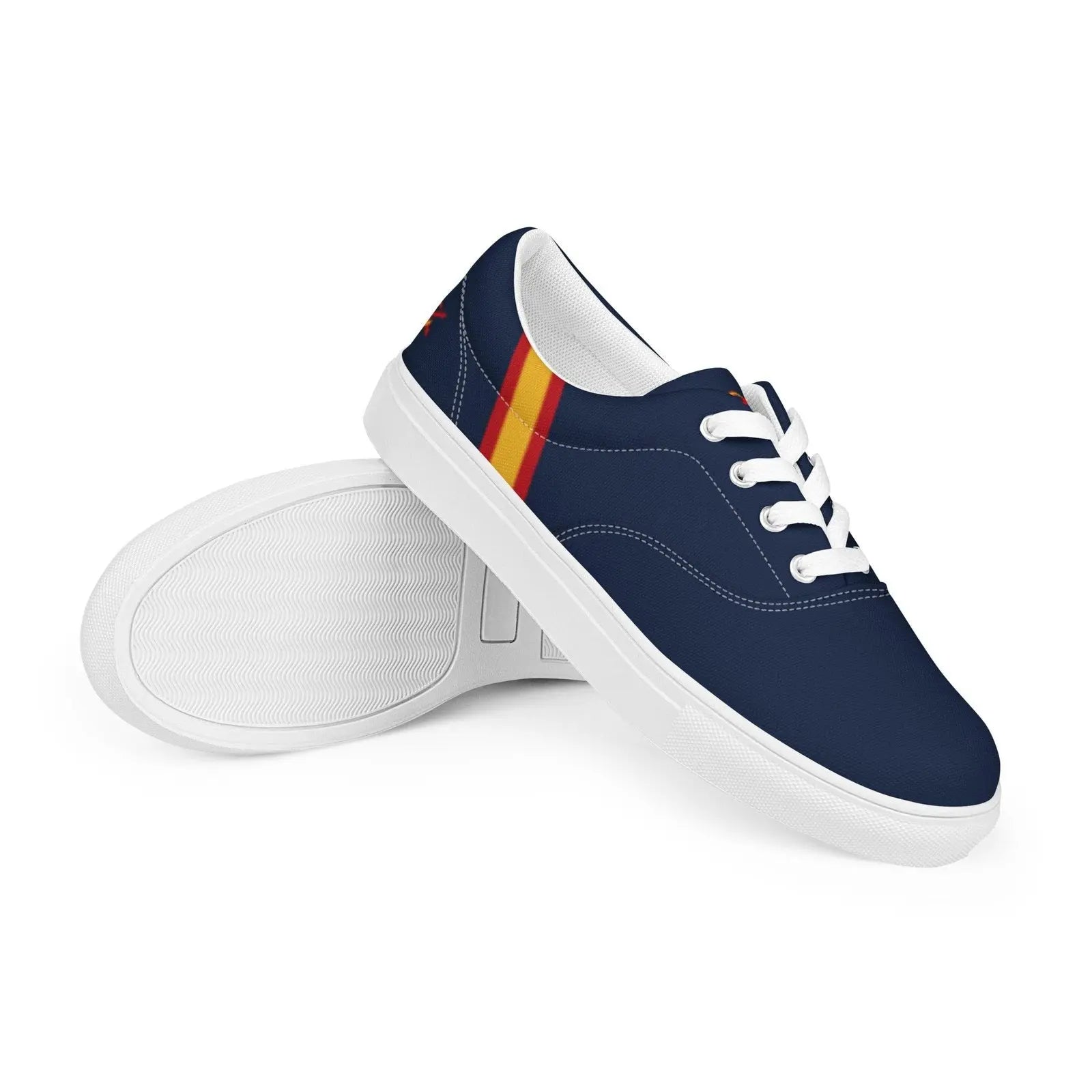 Comprar Zapatillas España marino mujer Bandera España La Flamenca de Borgoña Patricia Muñoz VOX