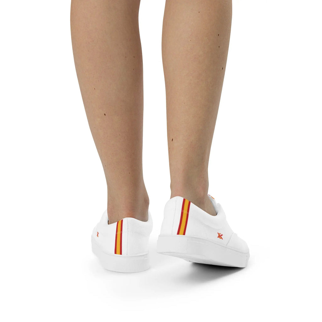 Comprar Zapatillas España trasera mujer Bandera España La Flamenca de Borgoña Patricia Muñoz VOX