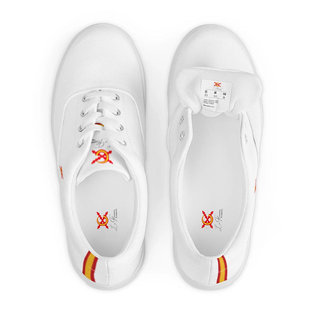 Comprar Zapatillas España trasera mujer Bandera España La Flamenca de Borgoña Patricia Muñoz VOX