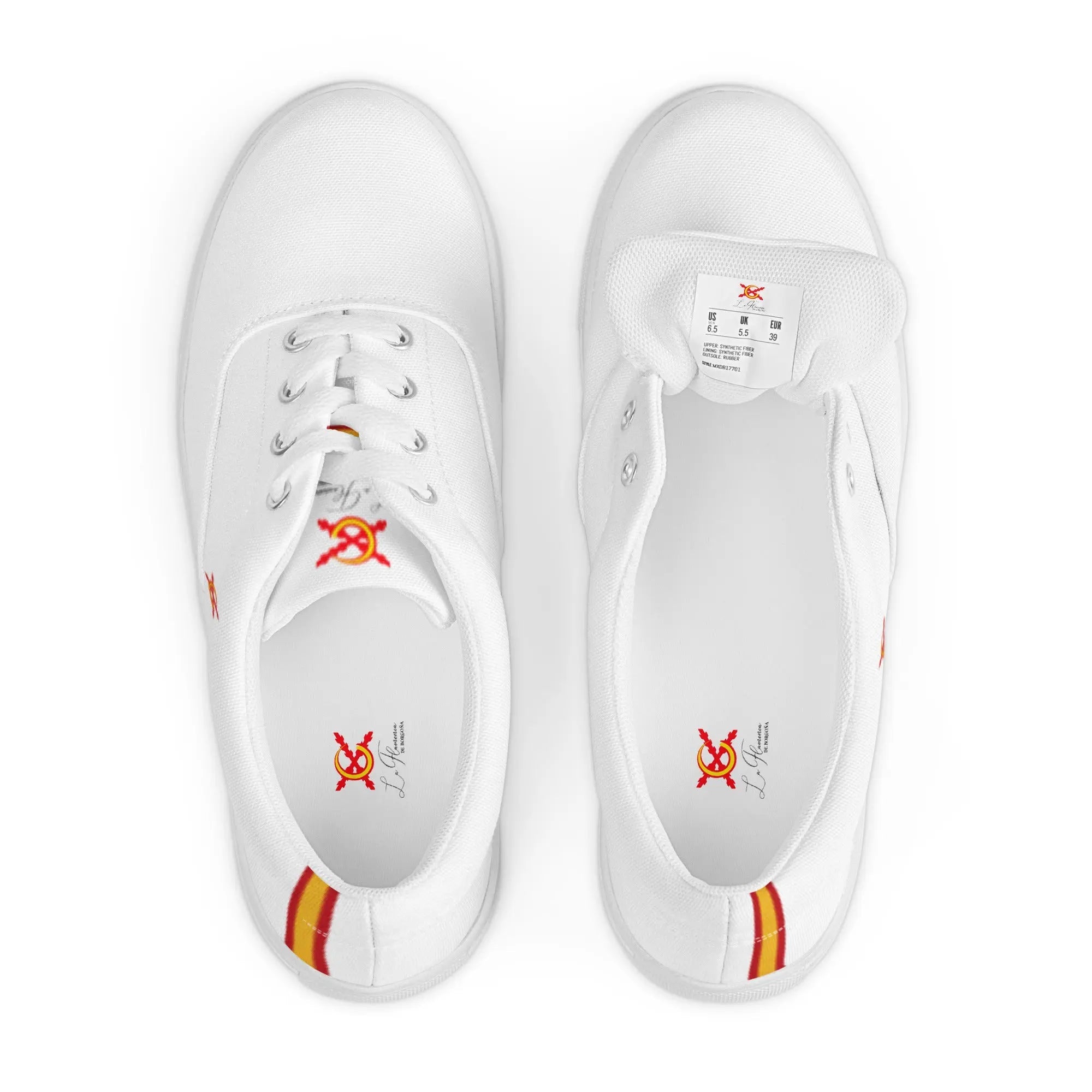 Comprar Zapatillas España trasera mujer Bandera España La Flamenca de Borgoña Patricia Muñoz VOX