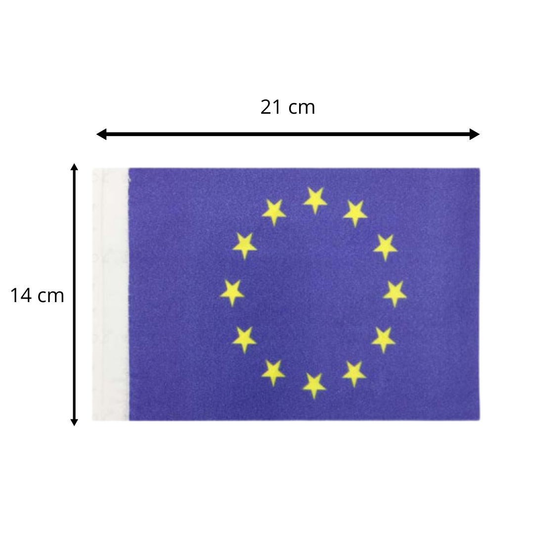 Banderín mesa (Sin Asta) Unión Europea 21x14cm