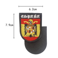 Parche  Bordado con Velcro Aguila Escudo 8x6.5cm