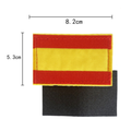 Parche  Bordado con Velcro España sin Escudo 8x5.4cm