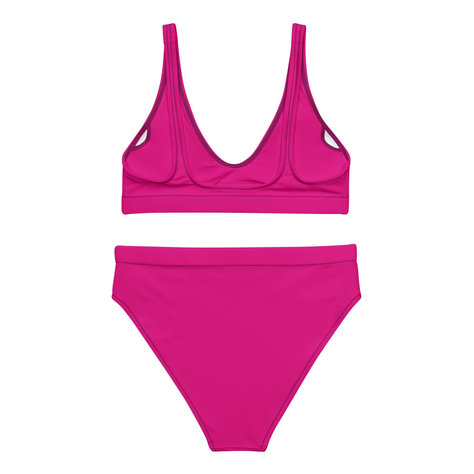 Comprar Bikini talle alto Fucsia rosa capote Bandera España La Flamenca de Borgoña Patricia Muñoz VOX