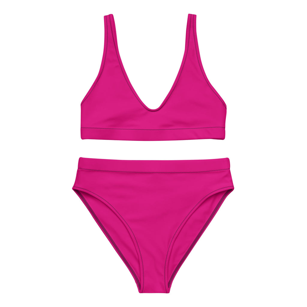 Comprar Bikini talle alto Fucsia rosa capote Bandera España La Flamenca de Borgoña Patricia Muñoz VOX