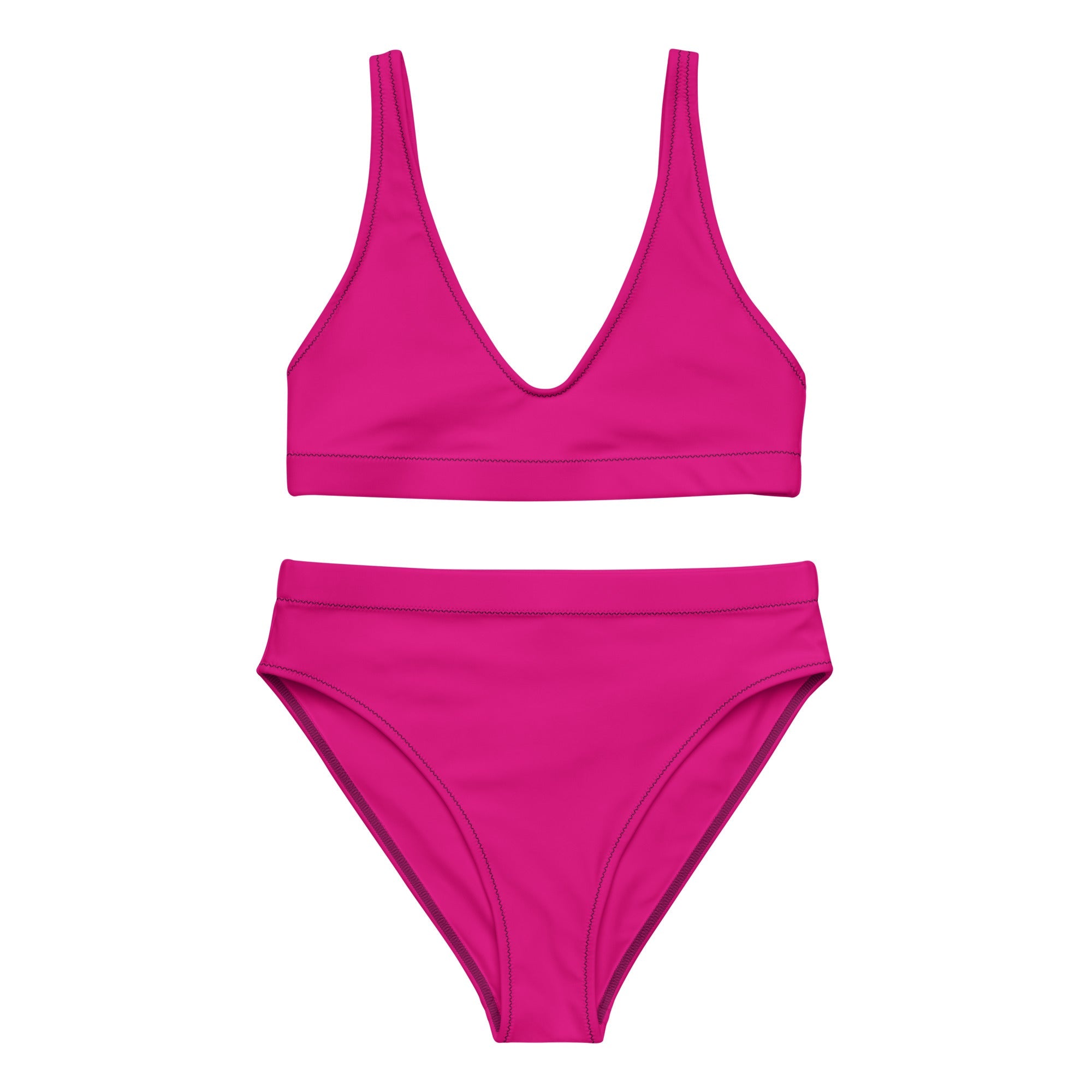 Comprar Bikini talle alto Fucsia rosa capote Bandera España La Flamenca de Borgoña Patricia Muñoz VOX