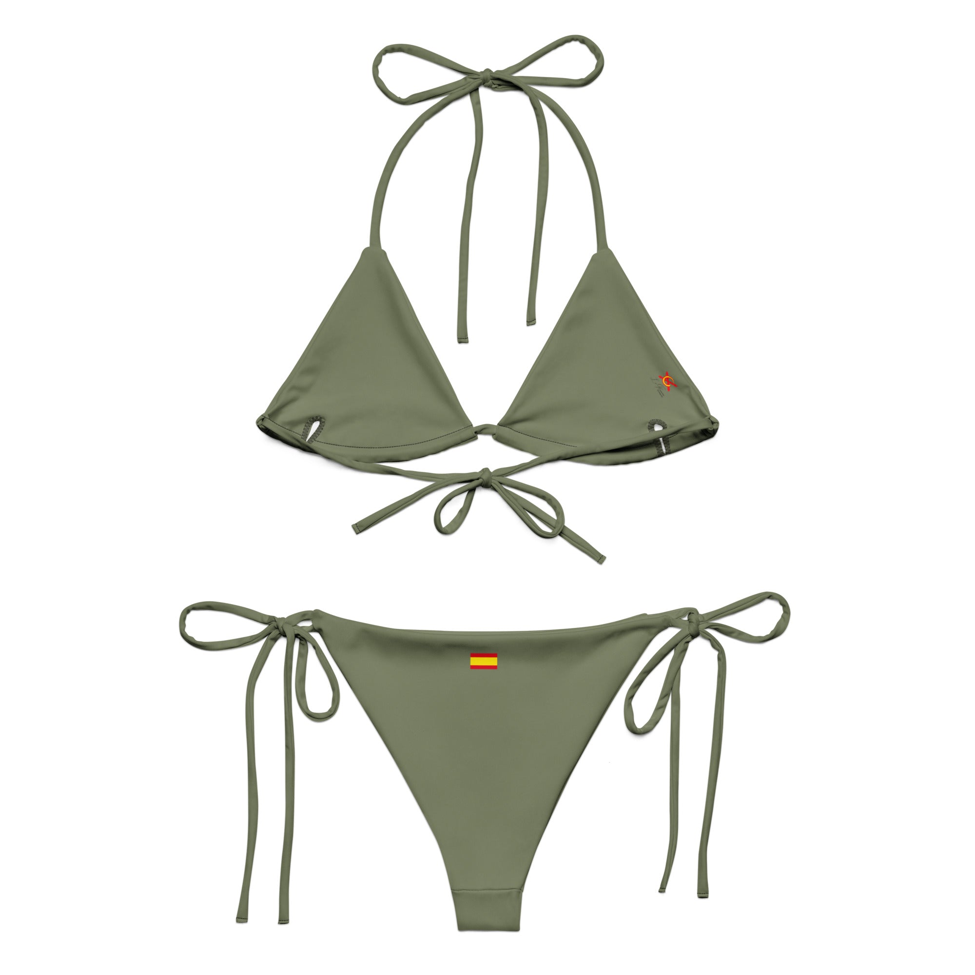 Bikini de triángulo Ejército Español - LaFlamencadeBorgoña