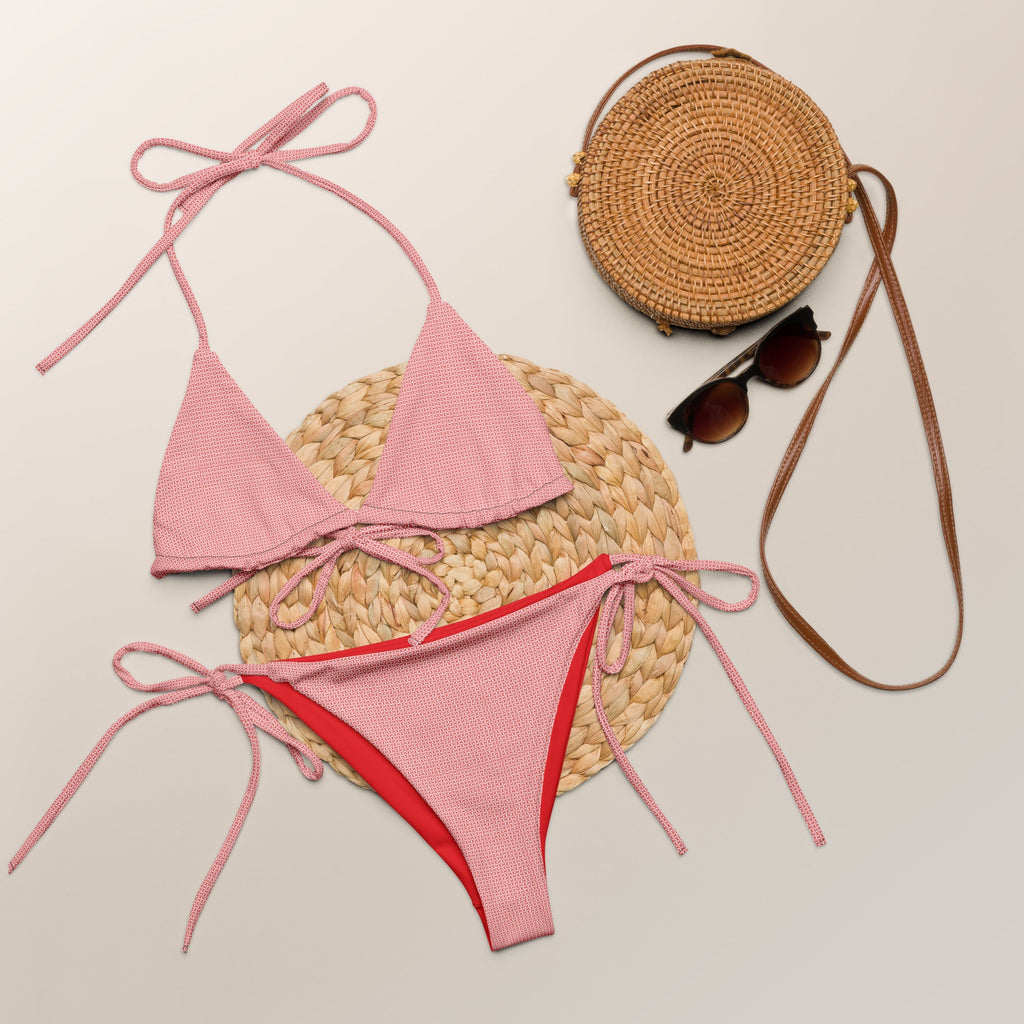 Bikini de triángulo Cruces de Borgoña - LaFlamencadeBorgoña