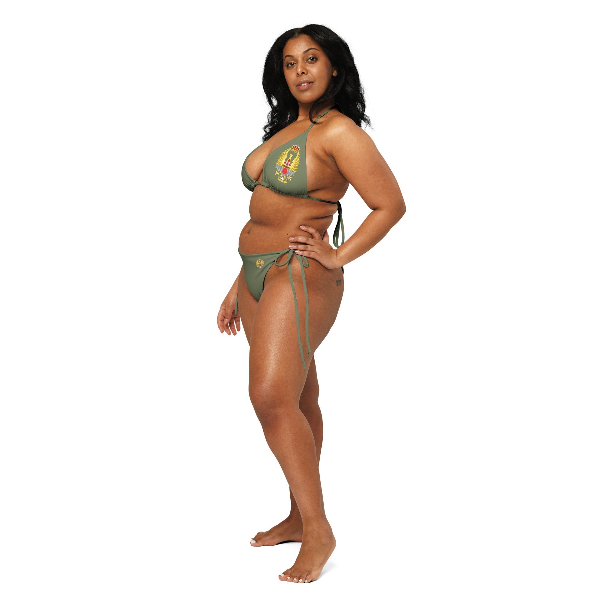 Bikini de triángulo Ejército Español - LaFlamencadeBorgoña