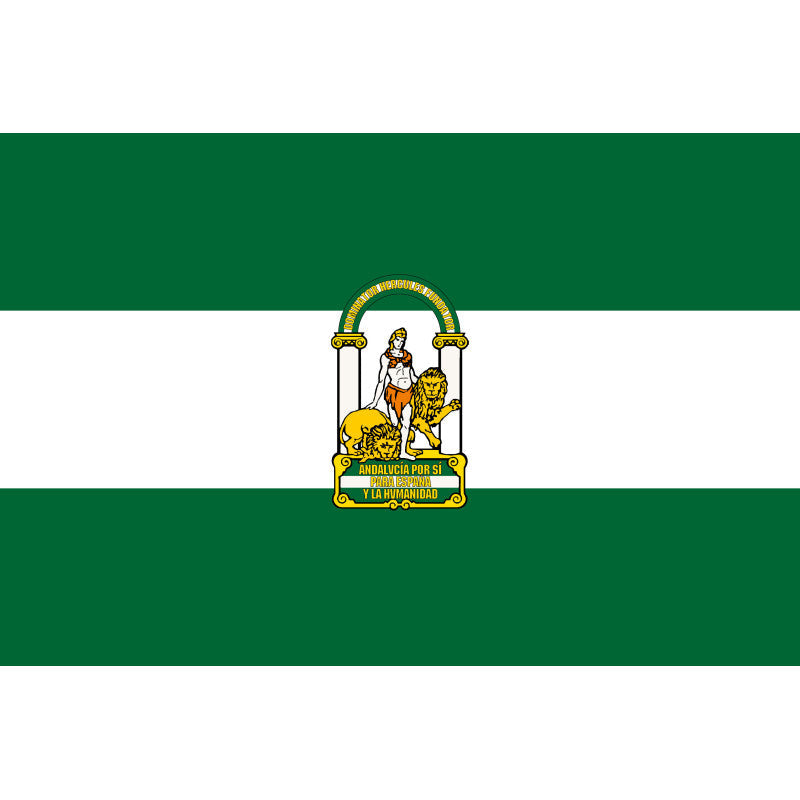 Bandera de Andalucía 70x100 cm Poliéster