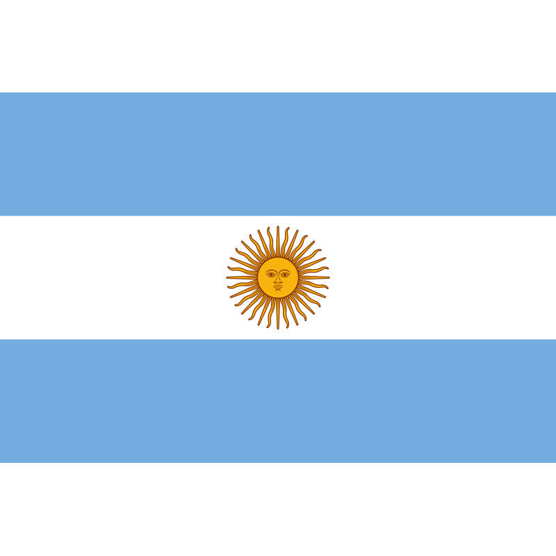 Bandera de Argentina 150x90 cm Poliéster