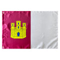 Bandera de Castilla-La Mancha con 2 Ojales metálicos 60x90 cm Satén