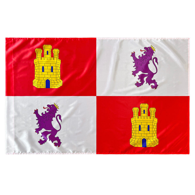 Bandera de Castilla y León 150x90 cm Satén