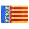 Bandera de la Comunidad Valenciana con 2 Ojales metálicos 60x90 cm Satén